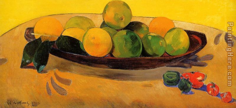 Paul Gauguin Still Life with Tahitian Oranges